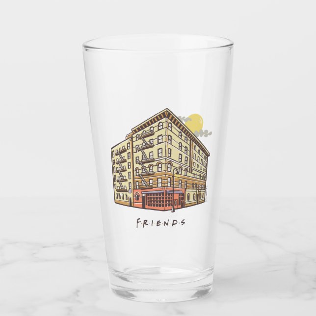 Copo De Pint AMIGOS™ | Edifício Apartamento de Monica (Frente)