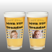 Amo-te Avô, duas fotos, cerveja preta de cinza