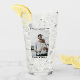 Copo De Pint Amor ao Dia de os namorados do casal