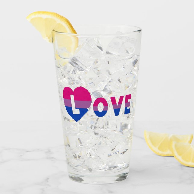 Copo De Pint AMOR bissexual (Gelo frontal)