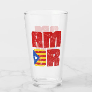 Copo De Pint Amor Catalão, Catalonia Estelada Flag