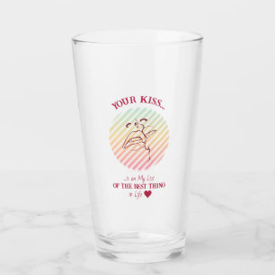 Copo De Pint Amor Citação Romântica Beijo