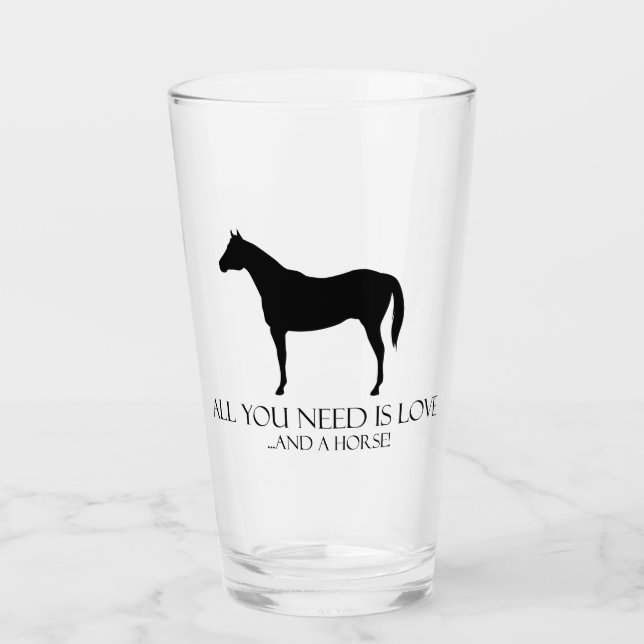Copo De Pint Amor E Cavalo (Frente)