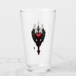 Copo De Pint Amor eterno à sombra da escuridão gótica.