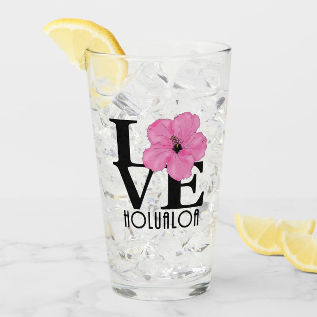 Copo De Pint AMOR Holualoa Pink Hibiscus (Gelo frontal)