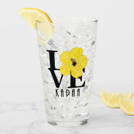 Copo De Pint AMOR Kapaa Yellow Hibiscus