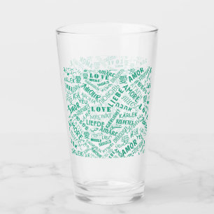 Copo De Pint AMOR - Vários Idiomas - Personalizável Escolher