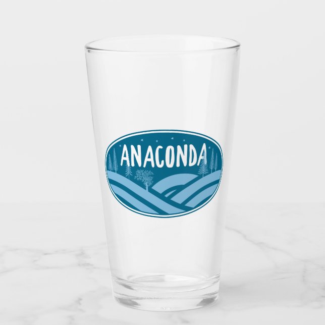 Copo De Pint Anaconda Montana ao ar livre (Frente)