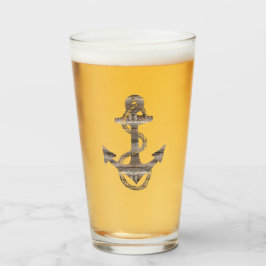 Copo De Pint ANCHOR Rústico legal + ROPE |