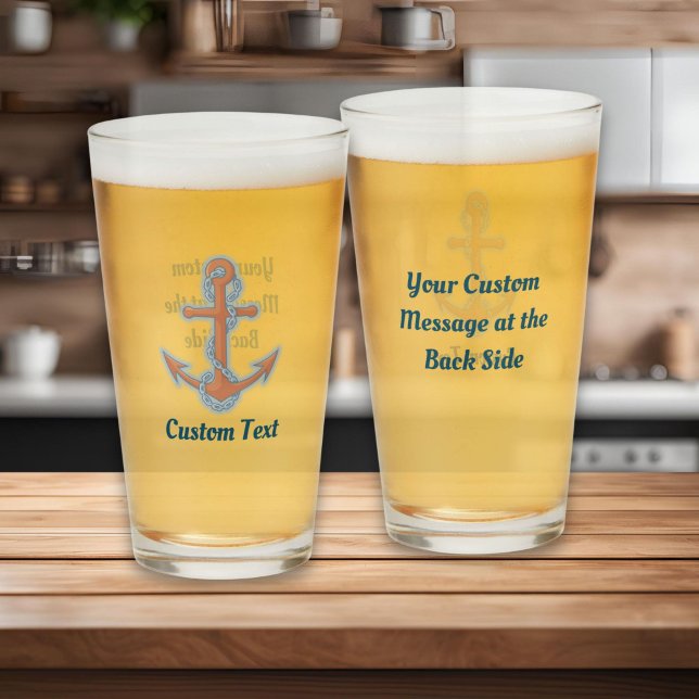 Copo De Pint Âncora com corrente (Criador carregado)
