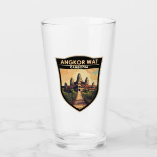 Copo De Pint Angkor Wat Cambodia Viagem Art Vintage