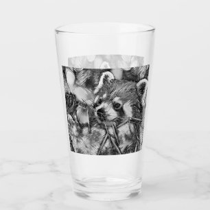 Copo De Pint AnimalArtBW_RedPanda_001