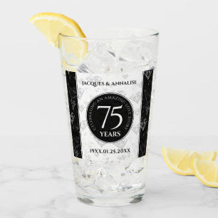 Copo De Pint Aniversário de Casamento de Diamante Elegante 75