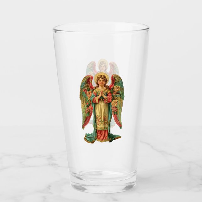 Copo De Pint Anjo de Natal (Frente)