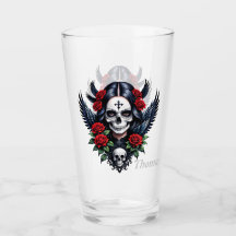 Anjo do Crânio de Açúcar com Rosas.