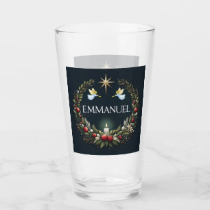 Copo De Pint Anjos de Natal Emmanuel