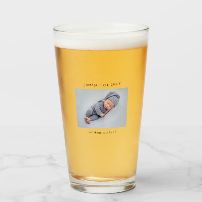 Copo De Pint Ano Do Vovô Criou Novo Vovô (Frente (Preenchido))