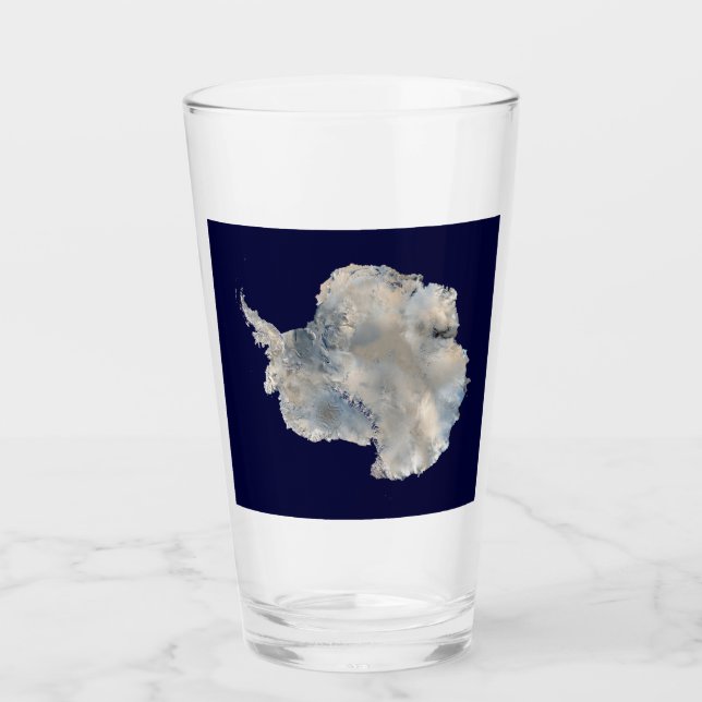 Copo De Pint Antártica (Imagem Azul Marble da NASA) (Frente)