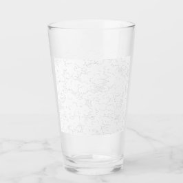 Copo De Pint Anúncio de Graduação Branco Elegante