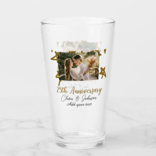 Copo De Pint Apelido de casamento Aniversário adiciona nome ano