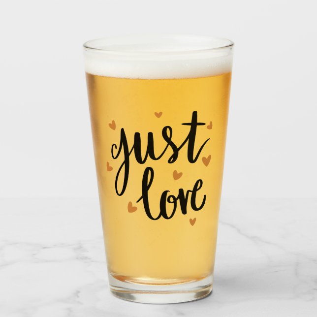 Copo De Pint Apenas Amor (Frente (Preenchido))