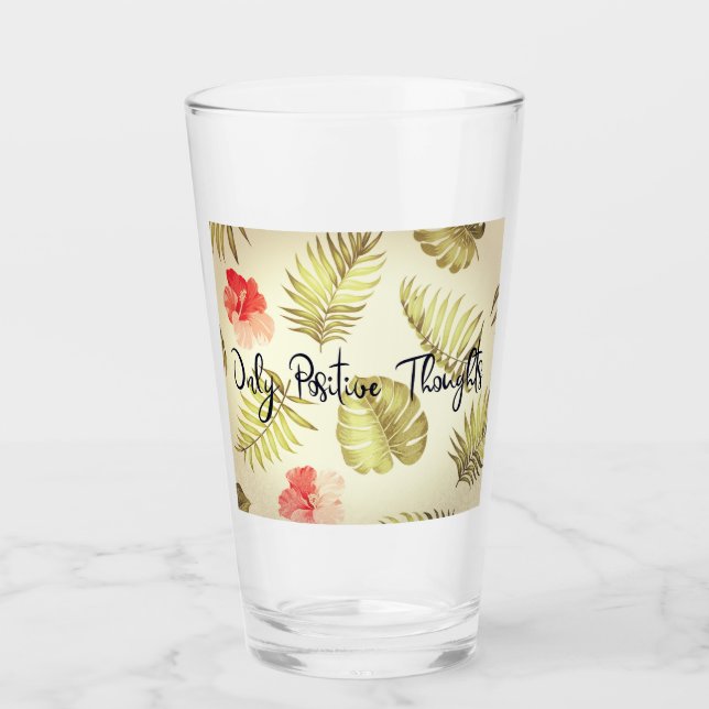 Copo De Pint Apenas pensamentos positivos (Frente)