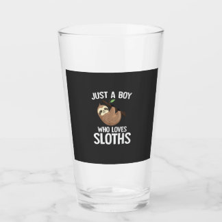 Copo De Pint Apenas um menino que ama preguiças Meninos Toddler