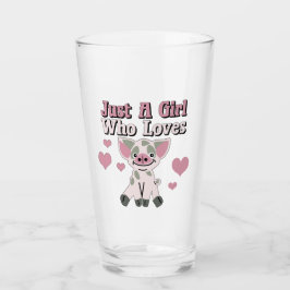 Copo De Pint Apenas Uma Menina Que Ama Suínos