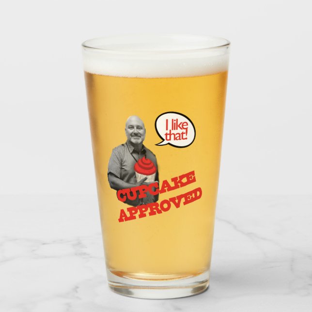 Copo De Pint Aprovações de cupcake! (Frente (Preenchido))