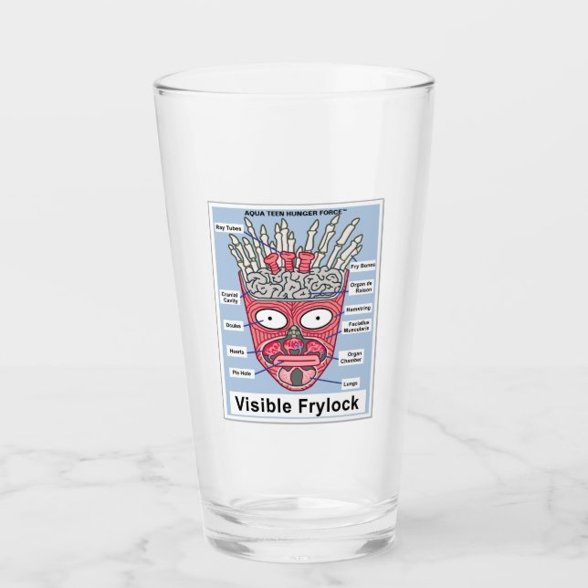 Copo De Pint Aqua Teen Fome Force Visible Frylock Poster (Frente)