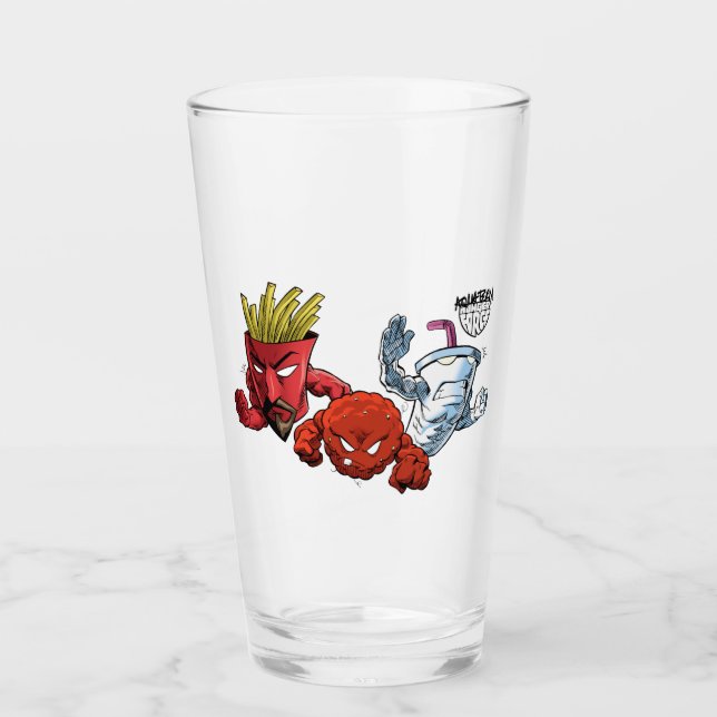 Copo De Pint Aqua Teen Hunger Force Anime Graphic (Frente)