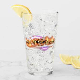 Copo De Pint Aqui Viva Dragões Shaker Glass