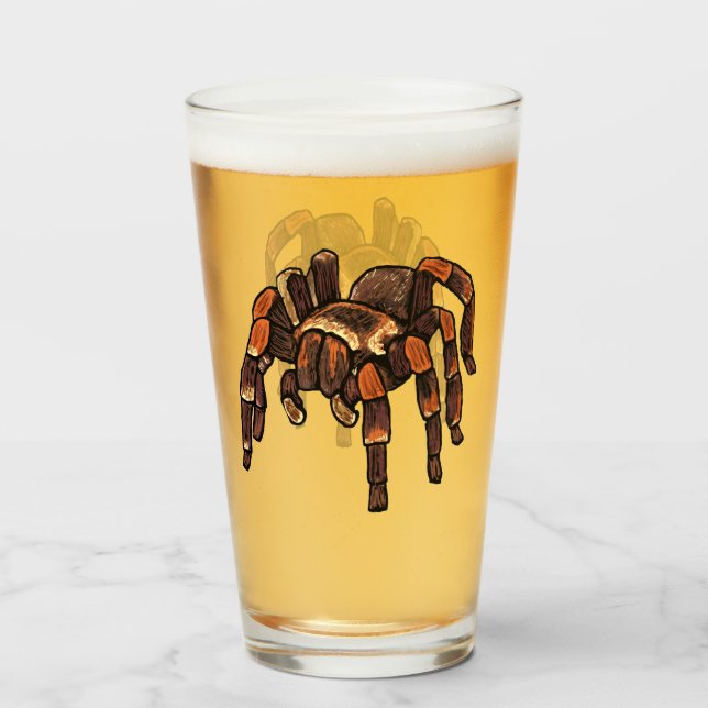 Copo De Pint Aranha Tarantula (Frente (Preenchido))