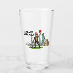 Copo De Pint Árbitro Cego Cartão Vermelho