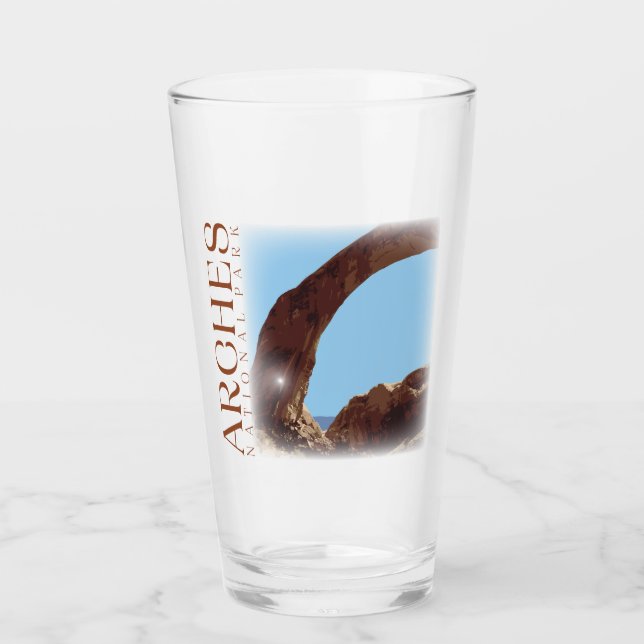 Copo De Pint Arches Pint Glass, National Park Tumbler (Frente)