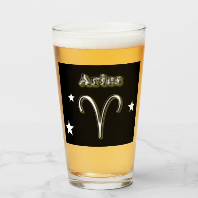 Copo De Pint Aries       simbolglass (Frente (Preenchido))