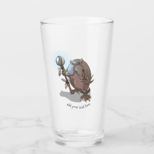 Copo De Pint Armadillo Shaman E Cartoon De Funcionarios Hiponét