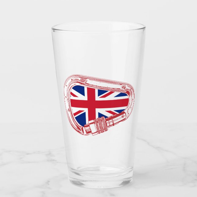 Copo De Pint Armário de Bandeira Britânico (Frente)