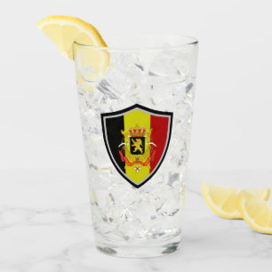 Copo De Pint Armas belgas de bandeira-casaco