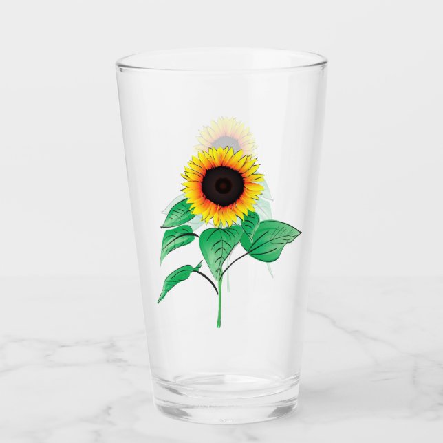 Copo De Pint Art Sunflower (Frente)