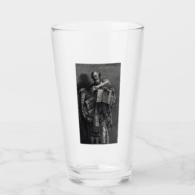 Copo De Pint Arte Gráfica de São Atanásio de Alexandria (Frente)