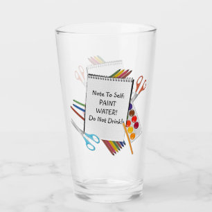 Copo De Pint Artistas Pintam Água