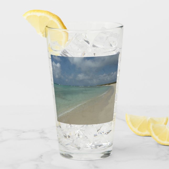 Copo De Pint Aruban Beach II Linda cena natural (Gelo frontal)