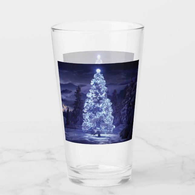 Copo De Pint Árvore de Natal (Frente)