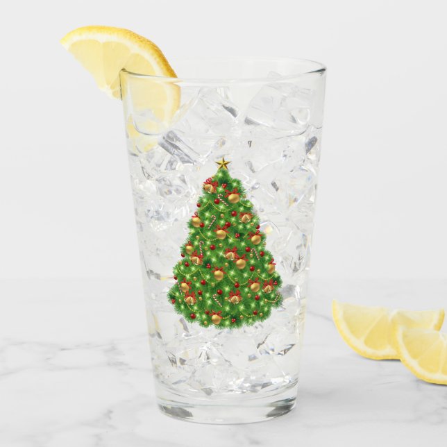 Copo De Pint árvore de Natal (Gelo frontal)