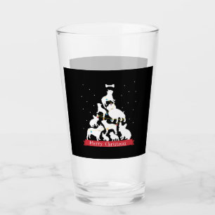 Copo De Pint Árvore de Natal Buldogue