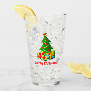 Copo De Pint Árvore de Natal e presentes personalizados