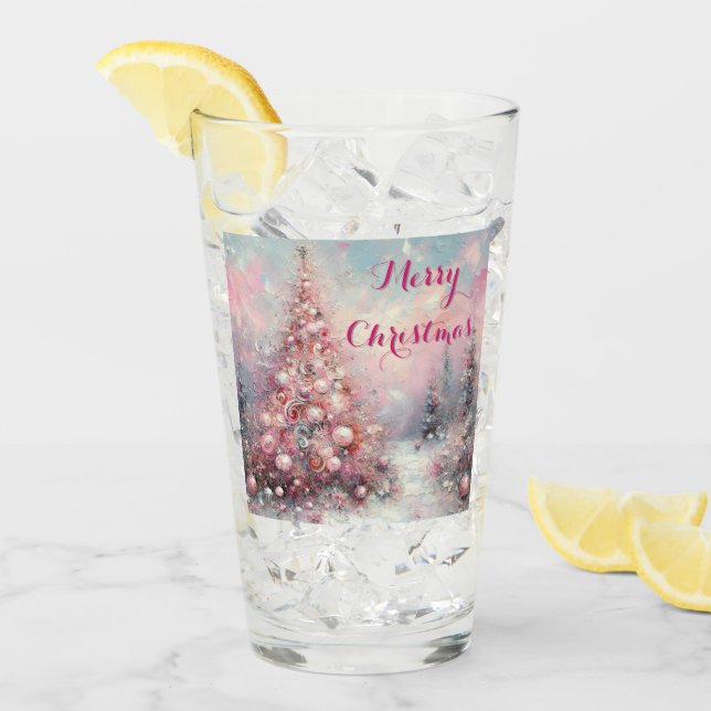 Copo De Pint Árvore de Natal Impressionante e Impressionante (Gelo frontal)