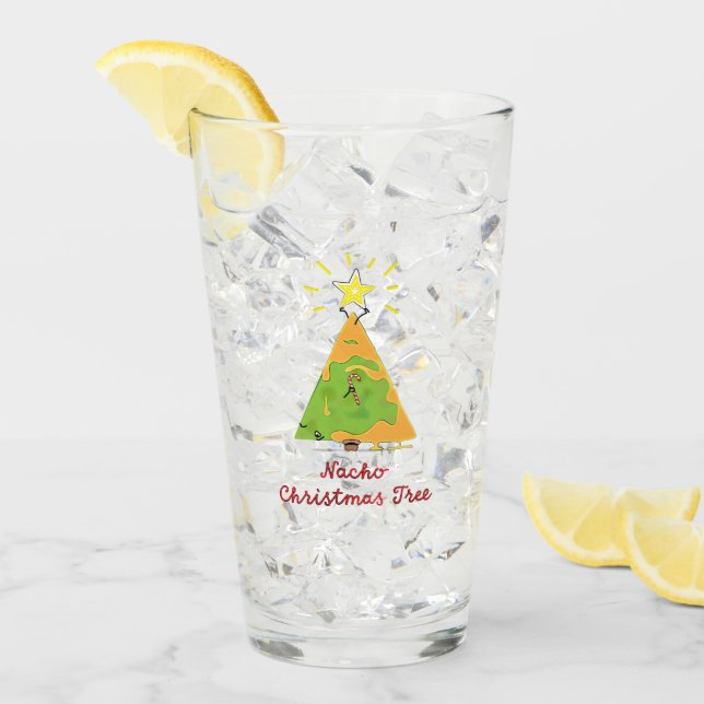 Copo De Pint Árvore de Natal Nacho (Gelo frontal)
