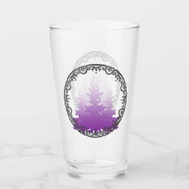Copo De Pint Árvores de Natal Evergreen, Violetas Vermelhas